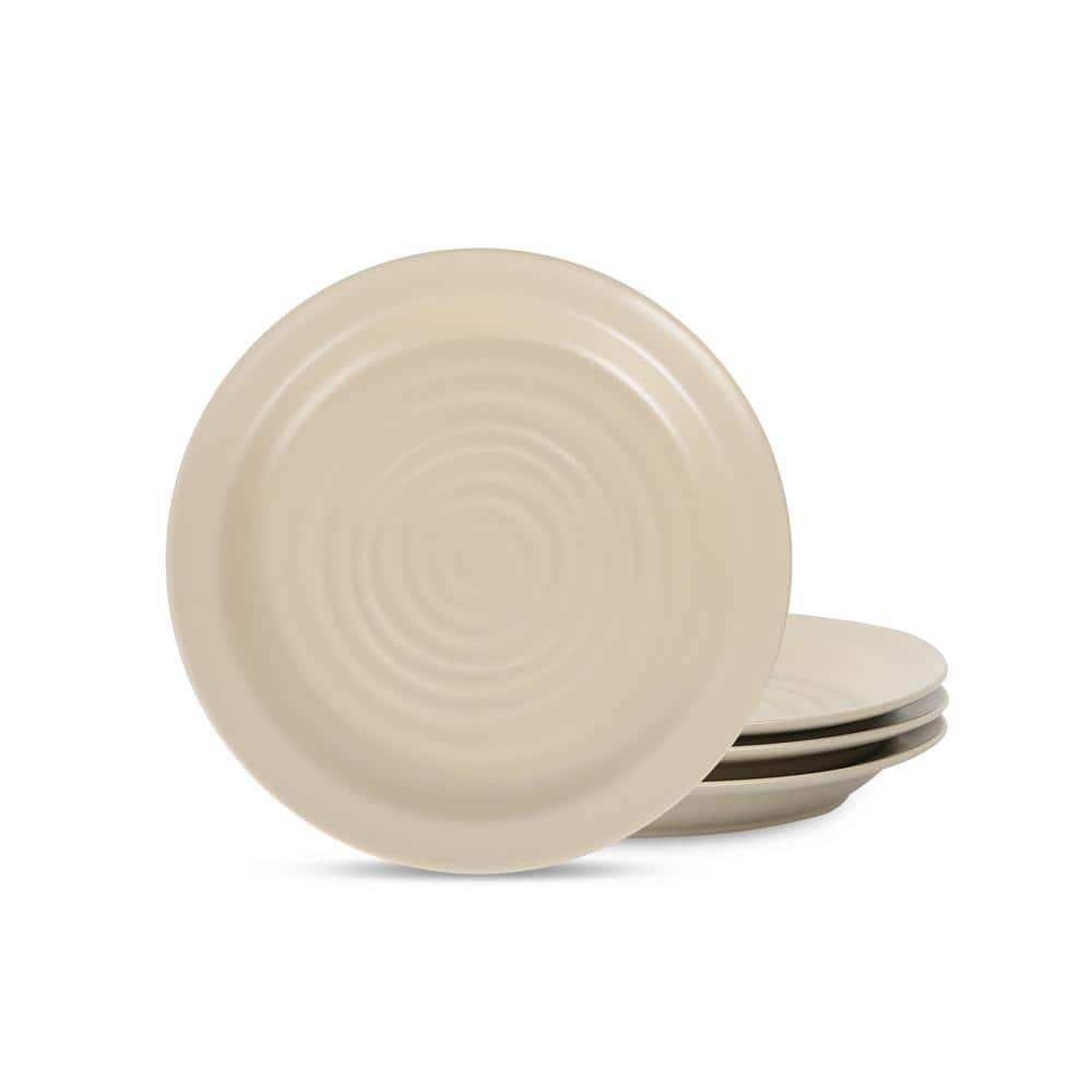 Orbit 4-Piece Beige Stoneware Full Set (Service for 4) - Hercitys