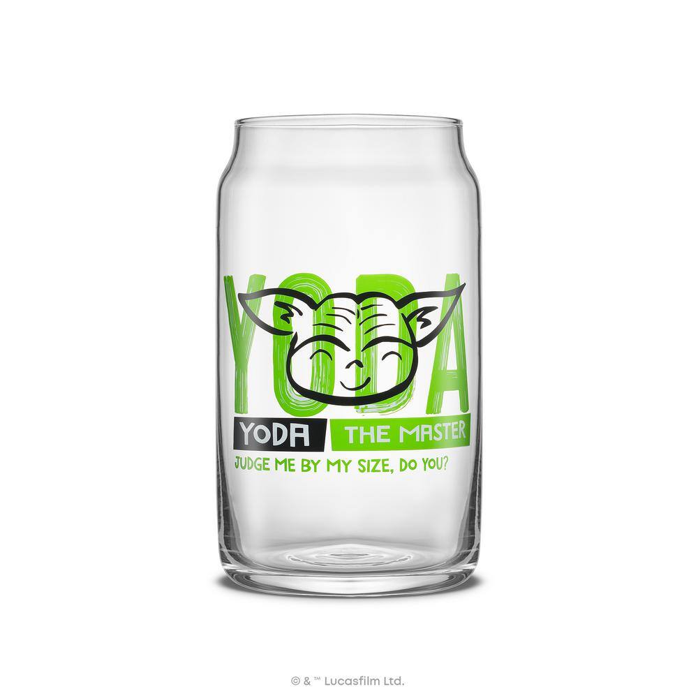 SW Can Glass (Set of 4) Pieces Glasses with 4-Clear Straws Plus 1-Cleaning Brush - Hercitys