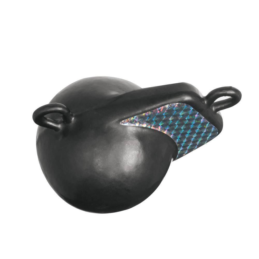 Coated Keel-Style Downrigger Weight – 4 lbs. with Silver Flash - Hercitys