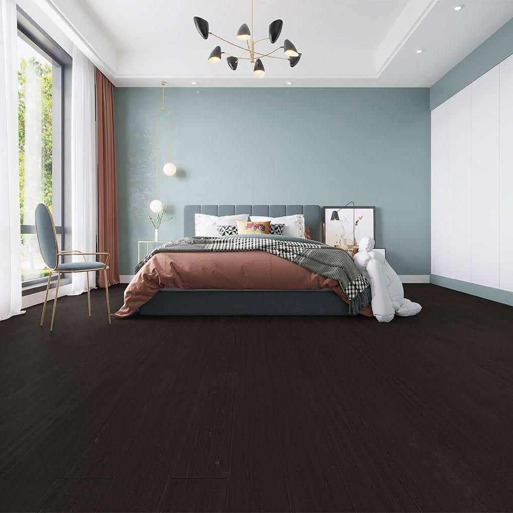 Strand Woven Berkshire 1/2 in. T x 7.5 in. W x 72-7/8 in. L Click Lock Engineered Bamboo Flooring (22.7 sq.ft./case) - Hercitys