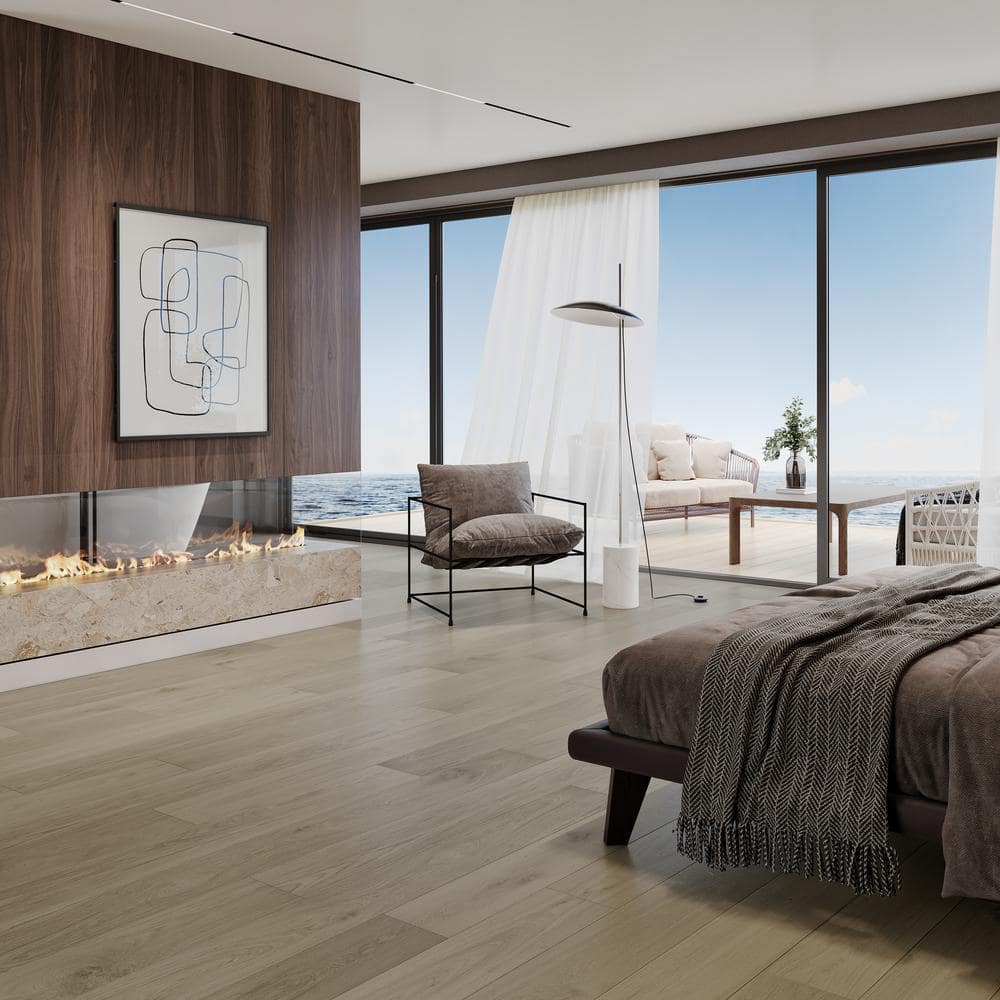 Avalon French Oak 1/2 in. T x 7.5 in. W Tongue & Groove Wirebrushed Engineered Hardwood Flooring (1399.2 sq. ft./pallet) - Hercitys