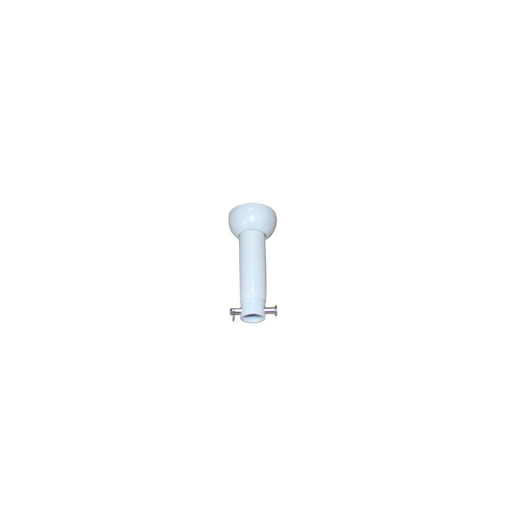 Caprice 4.5 in. Matte White Extension Downrod - Hercitys