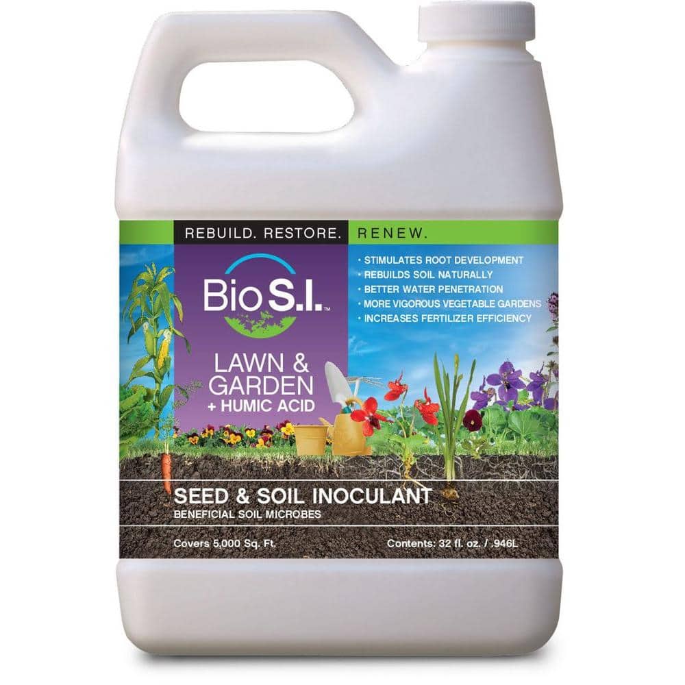 Lawn and Garden Plus Humic Acid 16 fl. oz. Organic Seed and Soil Innoculant - Hercitys