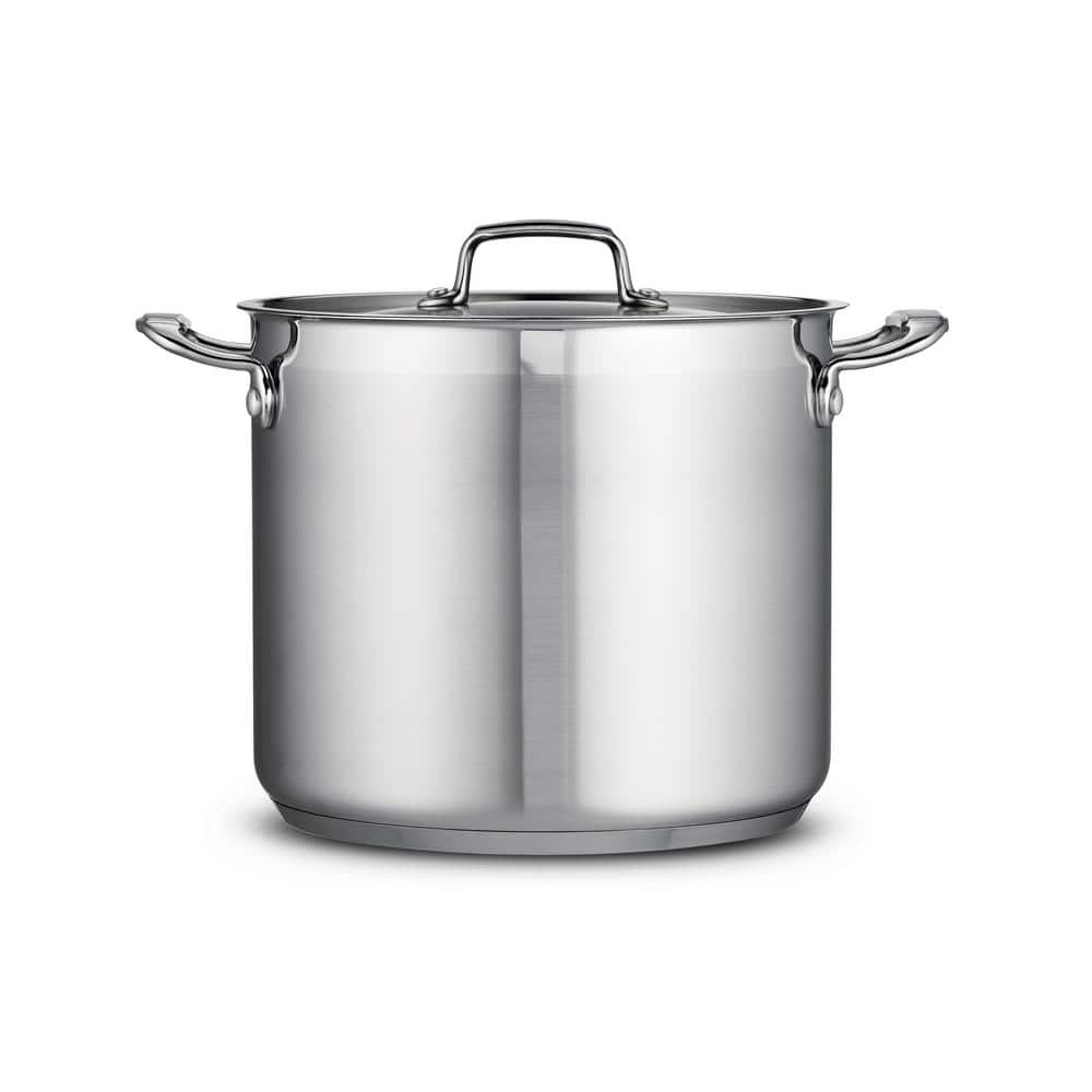 Gourmet 12 qt. Stainless Steel Stock Pot with Lid - Hercitys