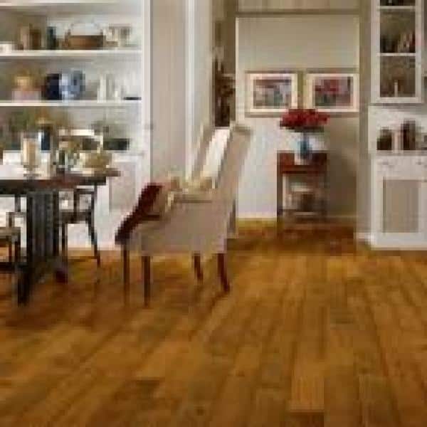 Plano Gunstock Oak 3/4 in. T x 5 in. W Smooth Solid Hardwood Flooring (376 sq.ft./pallet) - Hercitys