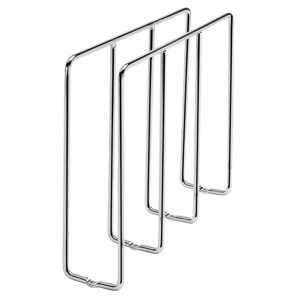 U-Shaped Chrome Steel Bakeware Divider Organizer for Wall/Base Cabinet (3-Pack) - Hercitys