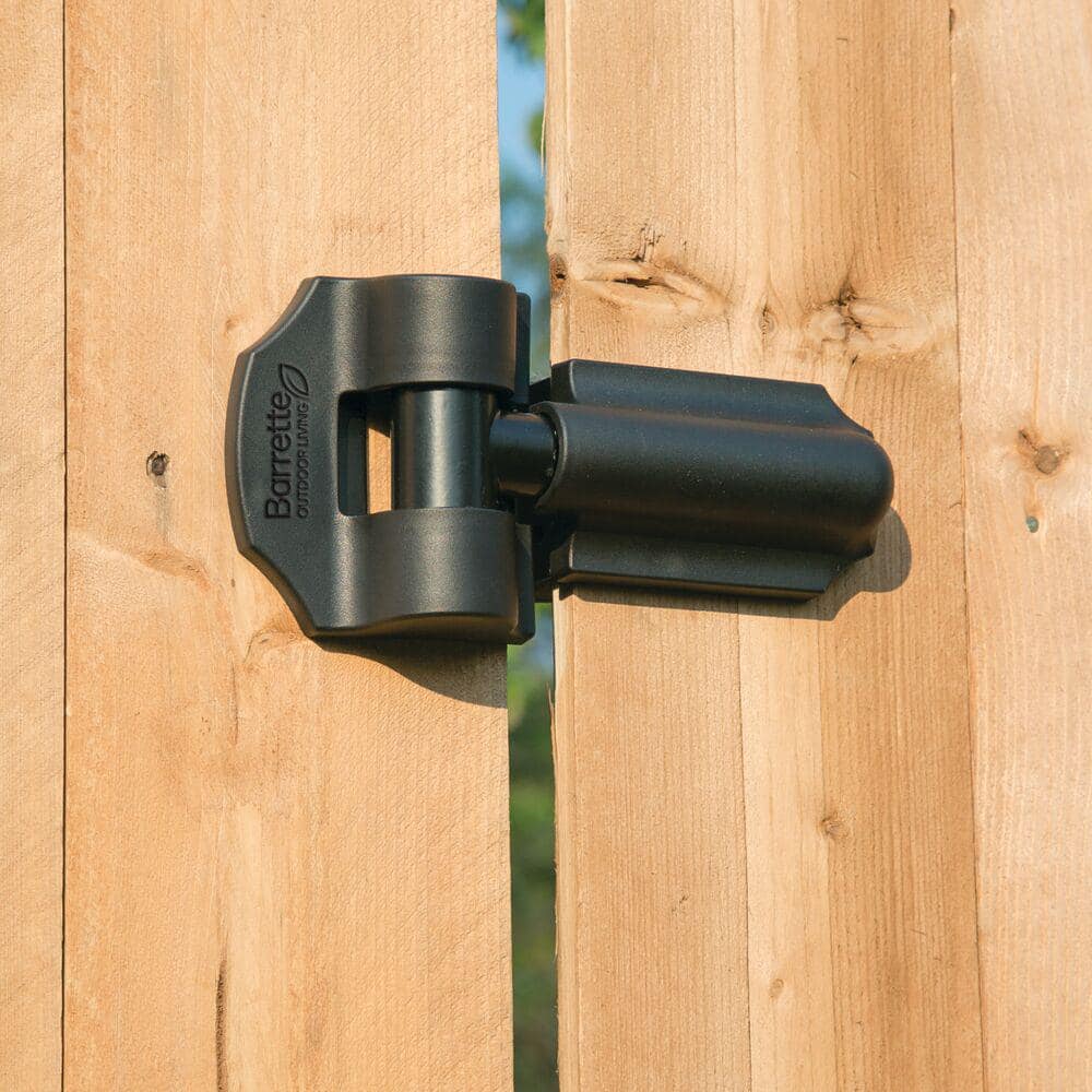 8.937 in. x 5 in. Heavy Duty Black Contemporary Gate Hinge (2-Pack) - Hercitys