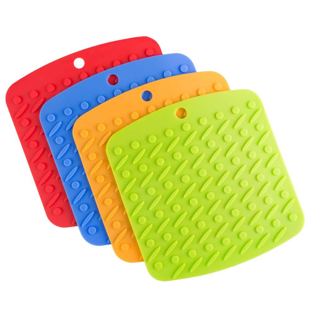 Silicone Multicolor Pot Holder (4-Pack) - Hercitys