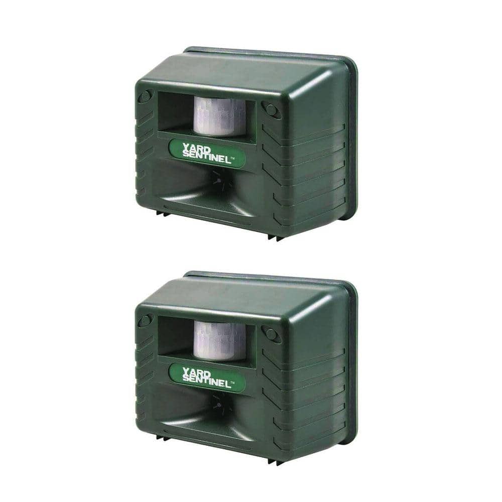 Yard Sentinel Ultimate Ultrasonic Animal Pest Repellent (2-Pack) - Hercitys