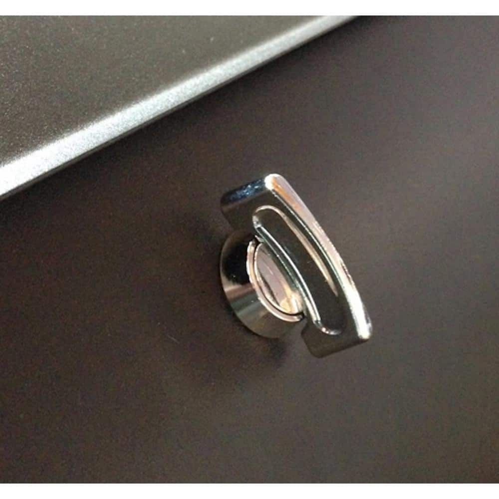 Optional Non-Locking latch for Wall Mount mailboxes (SPA-M002SS and SPA-M002BLK). Chrome plated zinc alloy - Hercitys