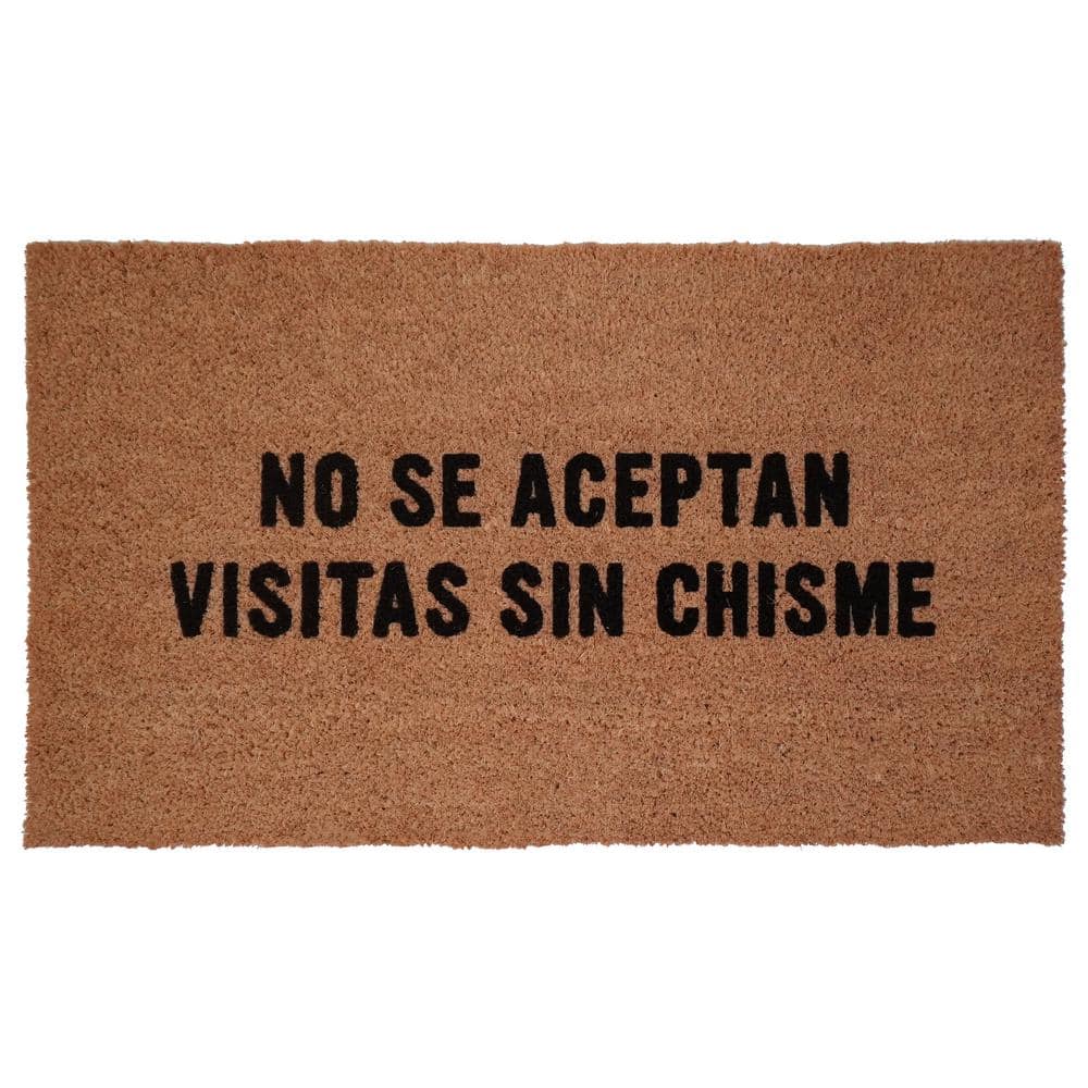 No Se Aceptan Visitas sin Chisme Doormat 24″ x 36″ - Hercitys