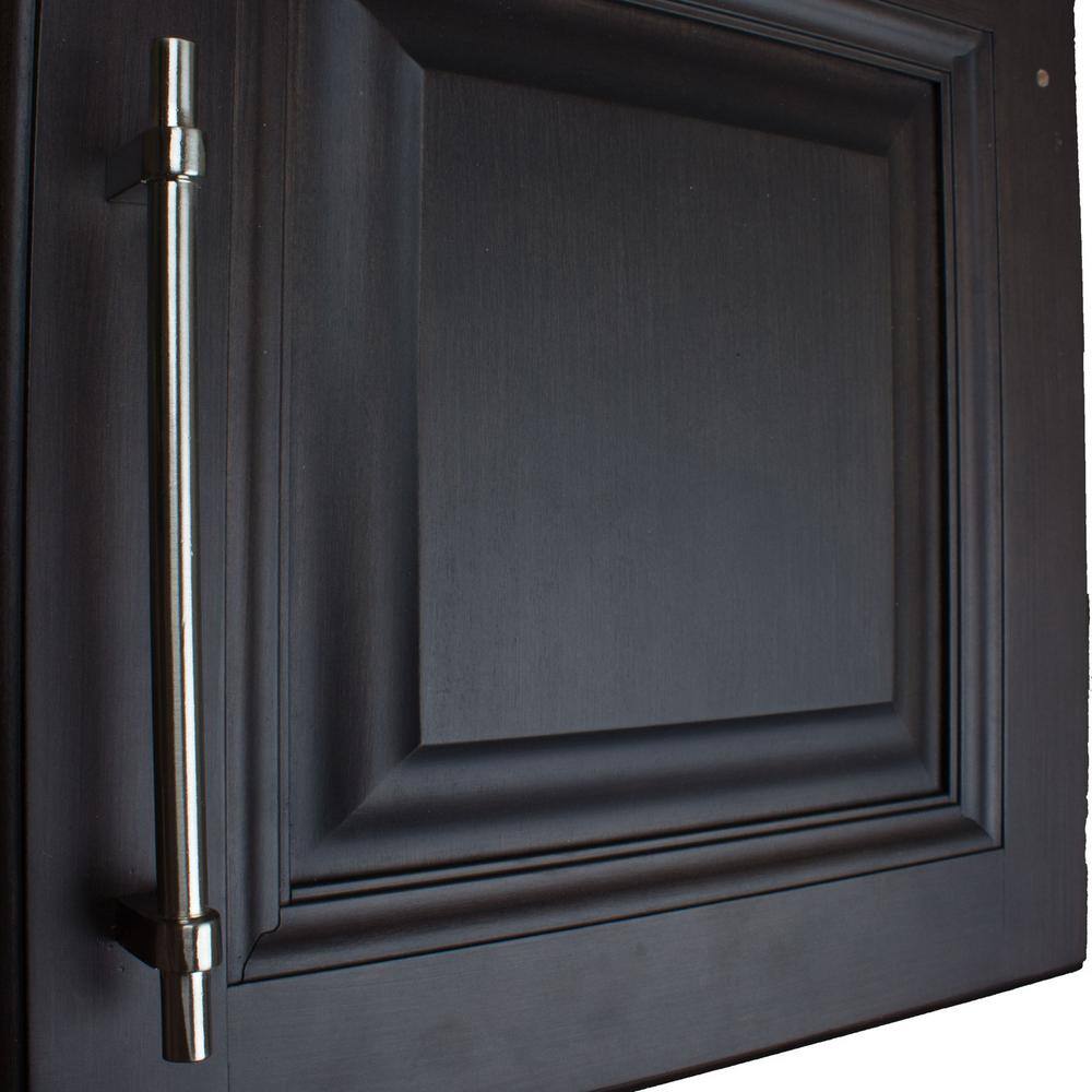 6-1/4 in. Center-to-Center Satin Nickel Solid Euro T-Bar Handle Pull (10-Pack) - Hercitys