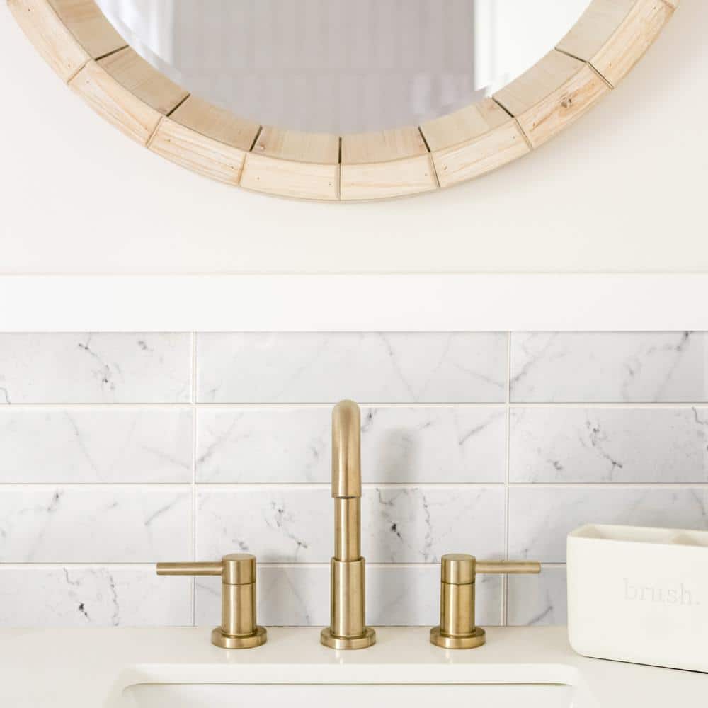 Classico Carrara Matte 3 in. x 12 in. Ceramic Wall Tile (11.44 sq. ft./Case) - Hercitys