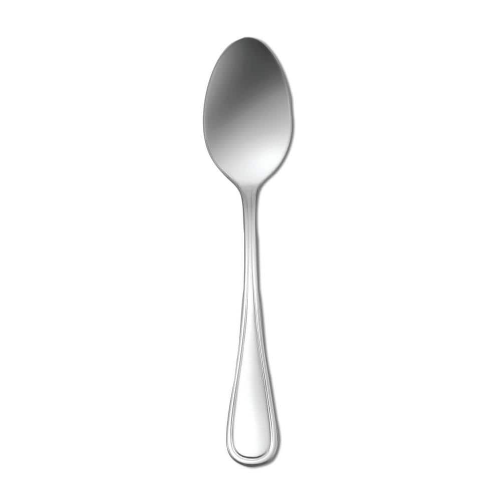 New Rim II 18/0 Stainless Steel Oval Bowl Soup/Dessert Spoons (Set of 12) - Hercitys