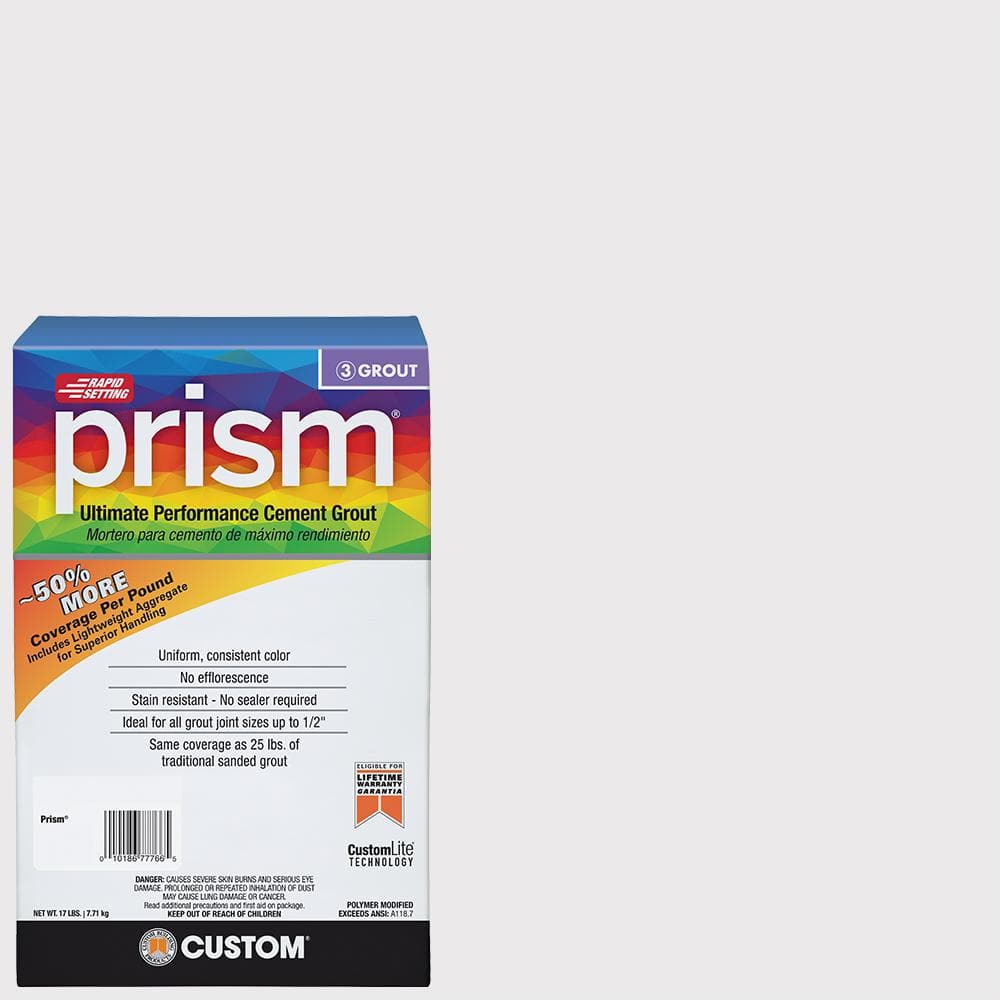 Prism #642 Ash 17 lb. Ultimate Performance Grout - Hercitys