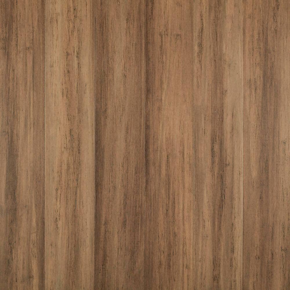 Hillside 9/32 in. T x 5.1 in. W Waterproof Hand Scraped Engineered Bamboo Flooring (15.5 sqft/case) - Hercitys