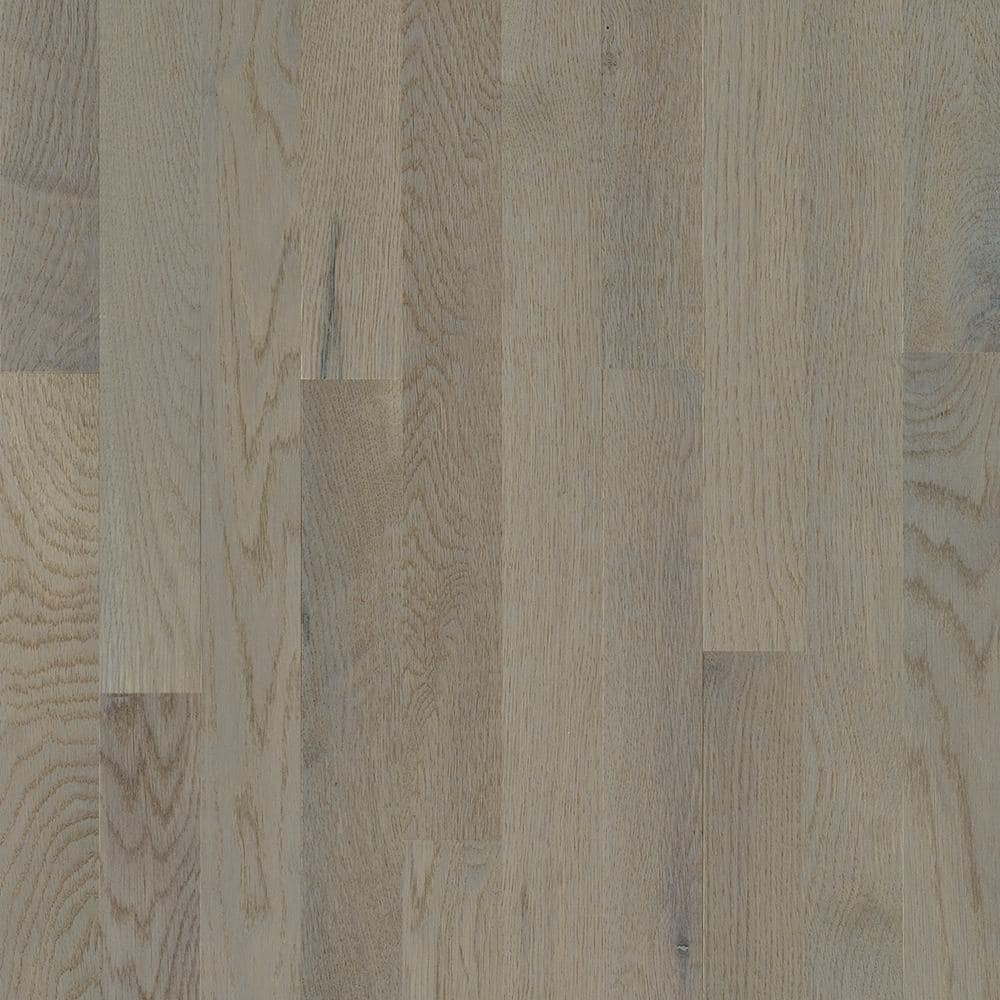 Plano Low Gloss Shale Oak 3/4 in. T x 3-1/4 in. W Smooth Solid Hardwood Flooring (22 sq.ft./ctn) - Hercitys
