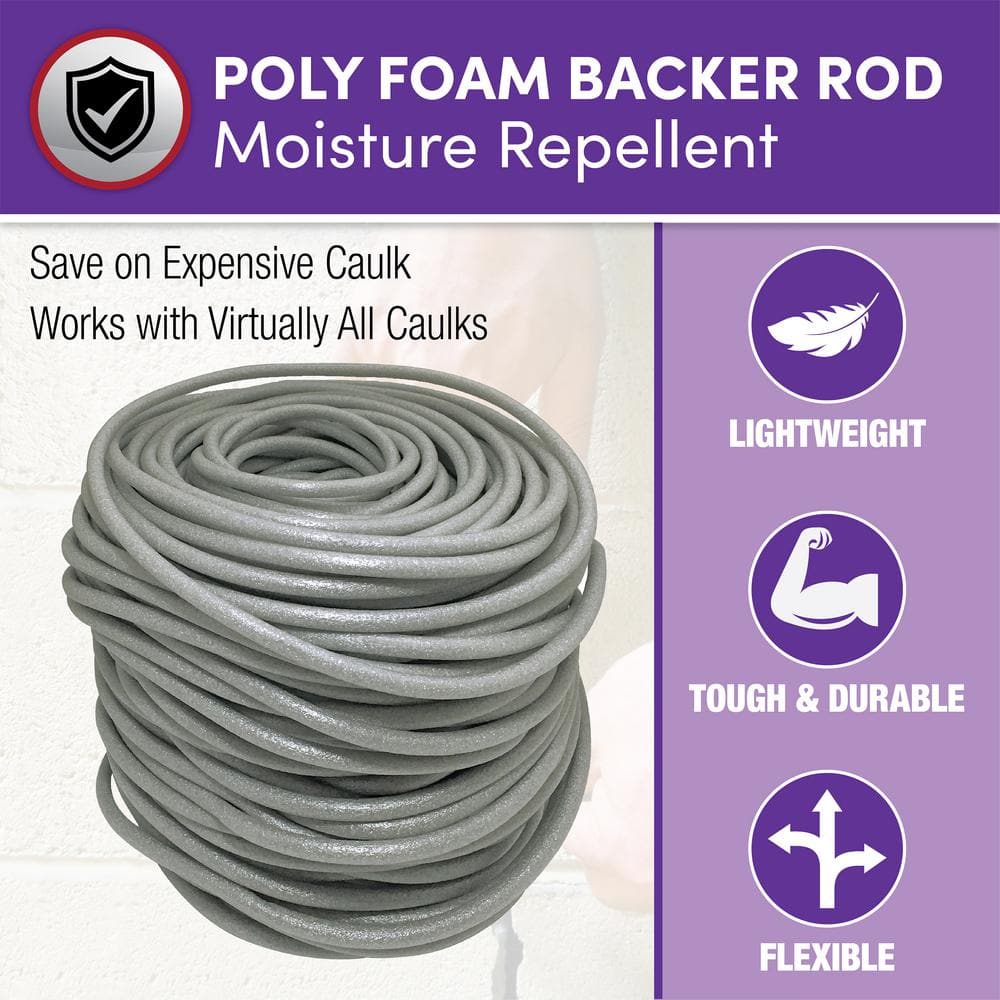 E/O 3/8 in. Dia x 350 ft. Contractor Pack Caulk Backer Rod - Hercitys