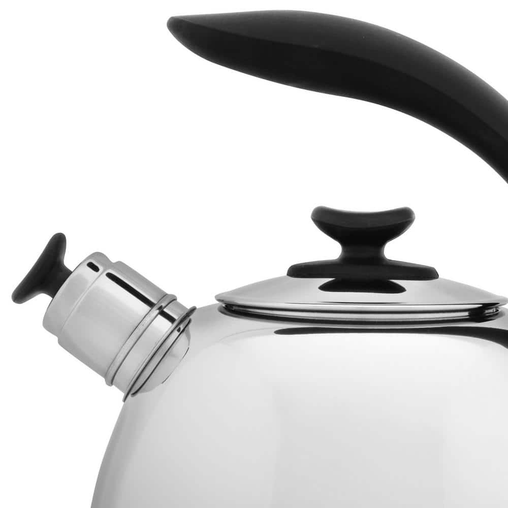 Essentials 10-Cup Stainless Steel Whistle Kettle - Hercitys
