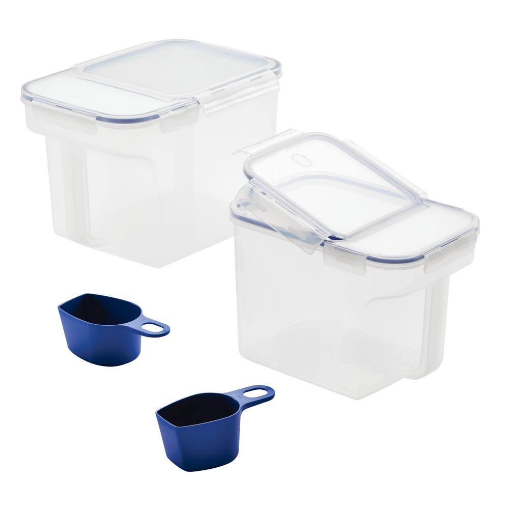 Storage 4-Piece Food Storage Container and Scoop Set - Hercitys