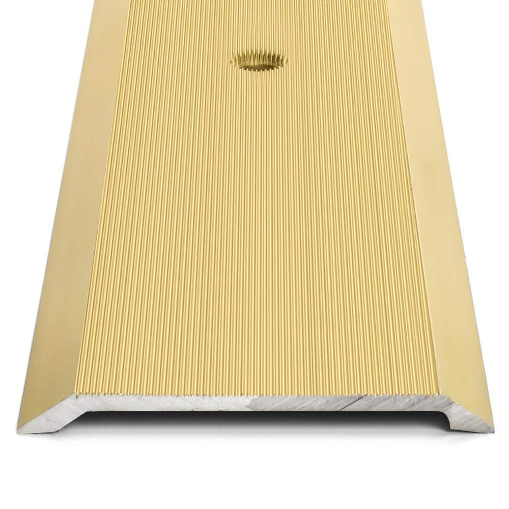 Satin Gold 2-1/2 x in. x 36 in. Seam Binder Transition Strip - Hercitys