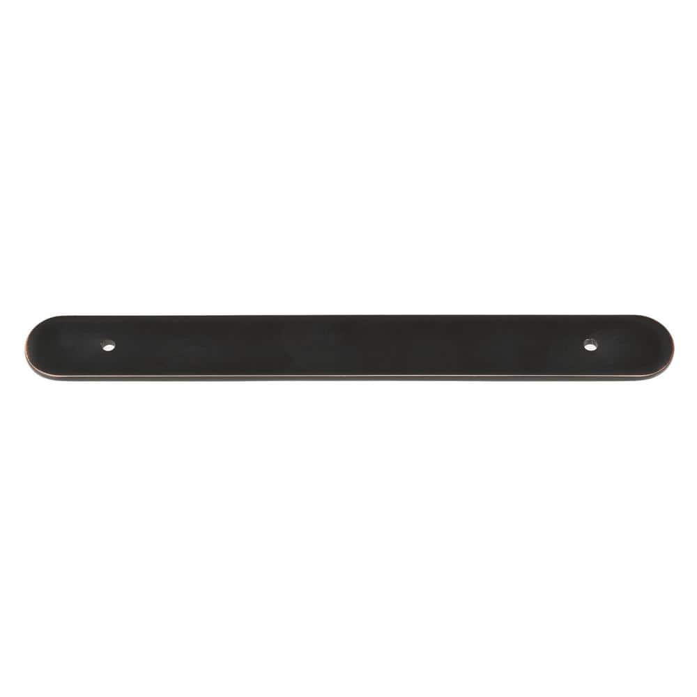 8-1/2 in. Rounded Cabinet Backplate 6-1/4 in. Center to Center, 9343-160-ORB - Hercitys