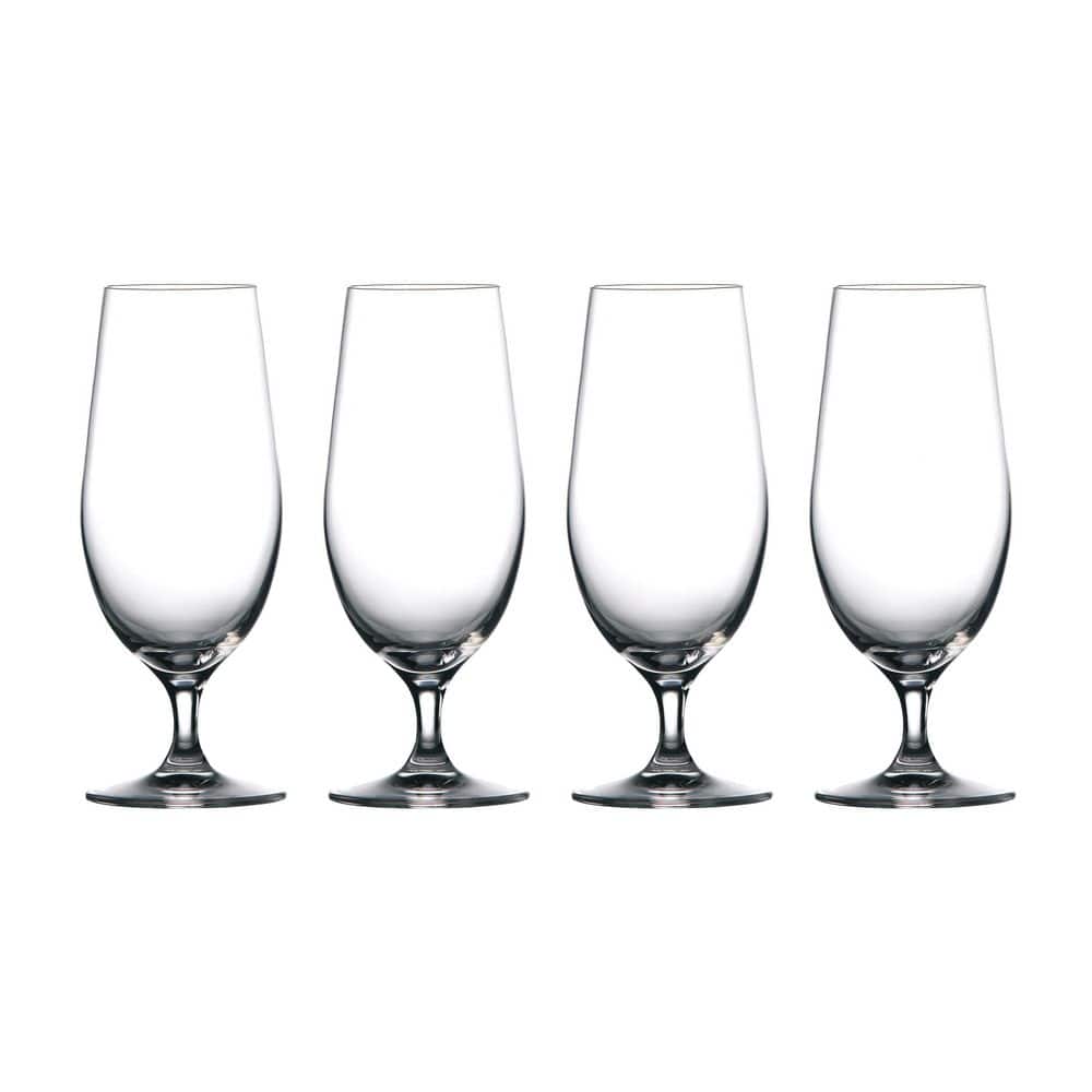 Moments 15.5 oz Clear Beer Glass Set of 4 - Hercitys