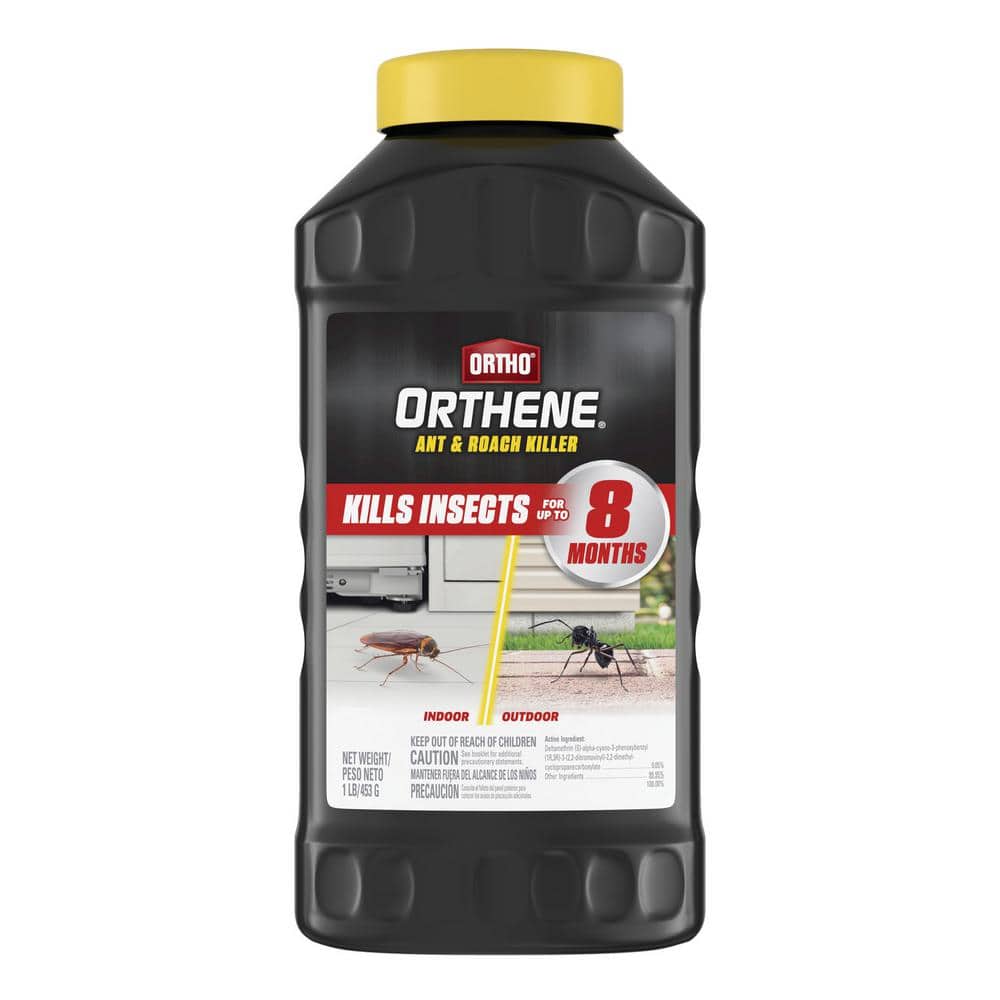 Orthene Ant and Roach Killer 1 lb. Indoor and Outdoor Insect Killer Dust, Provides Long-Lasting Control - Hercitys