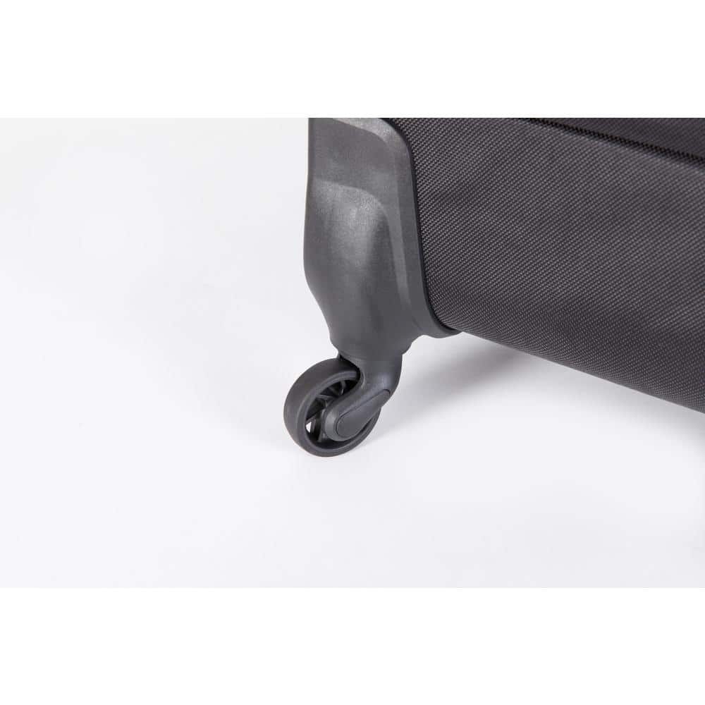 Universal Car Seat Travel Bag with Spinner Wheels, Large Padded Protector Bag for Airplane, Gate Bag Check, Black - Hercitys