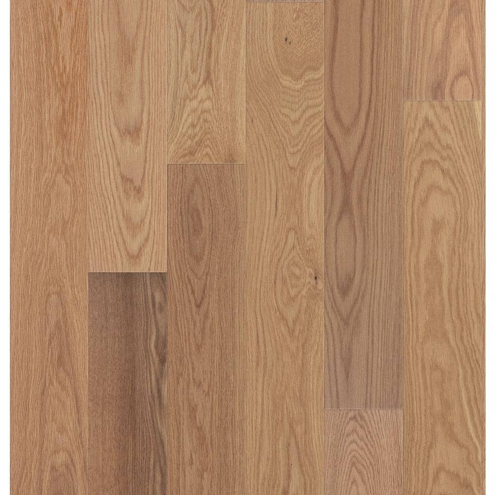 Natural White Oak 0.5 in. T x 5.2 in. W Tongue and Groove Smooth Engineered Hardwood Flooring (28.17 sq.ft./case) - Hercitys