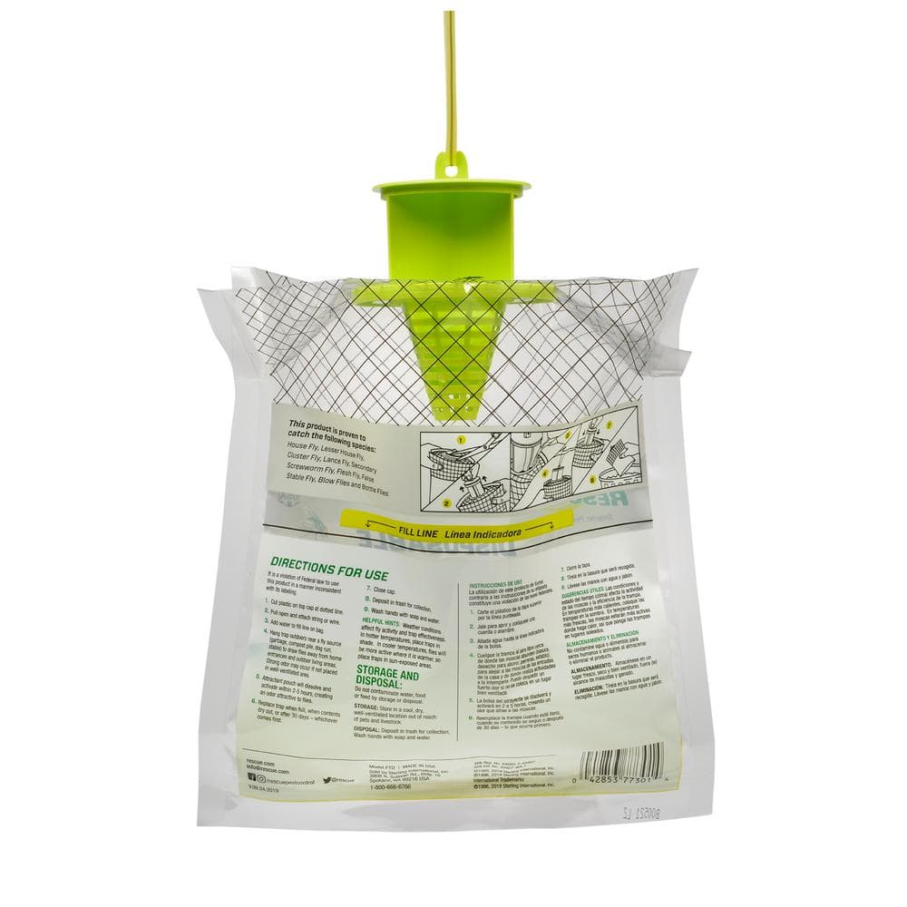 Outdoor Disposable Fly Trap (4-Pack) - Hercitys