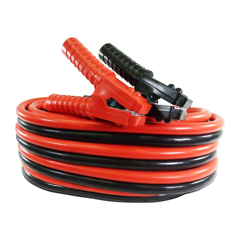 Automotive 1 Gauge, 25 Foot Extreme-Duty Booster Cables, Rated for 900 Amps - Hercitys