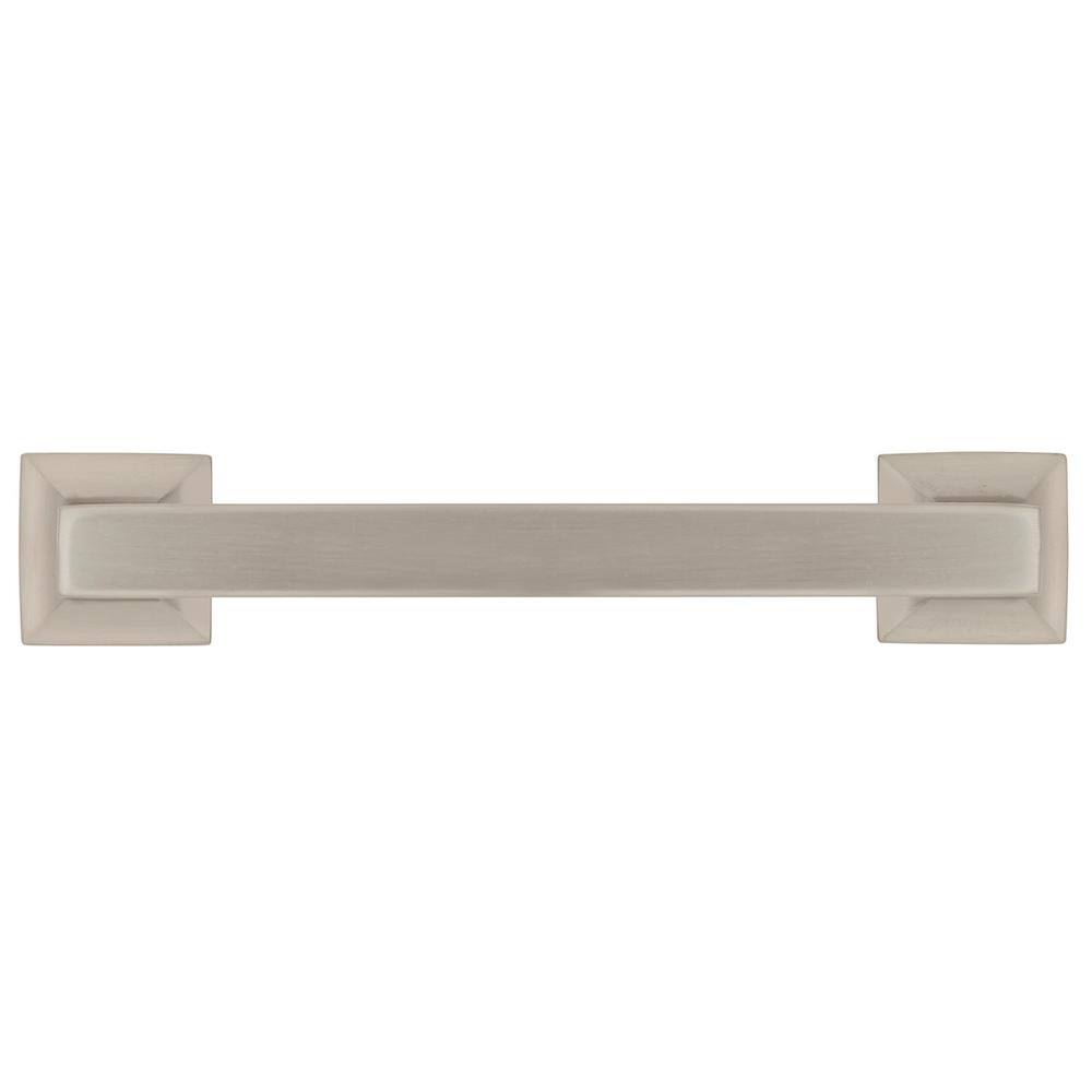 Studio Collection 5-1/16 in. (128 mm) Satin Nickel Cabnet Door and Drawer Pull (10-Pack) - Hercitys