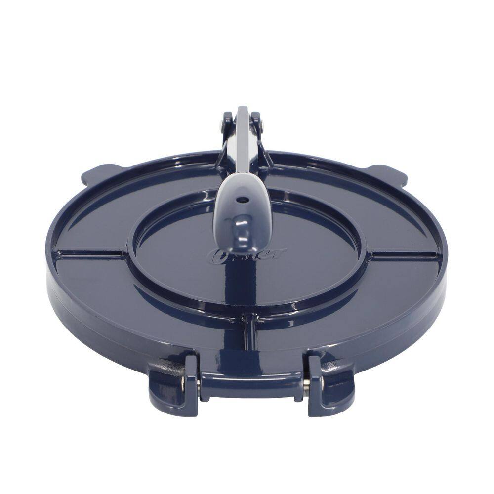 Ravello 8 in. Cast Aluminum Round Tortilla Press in Blue - Hercitys