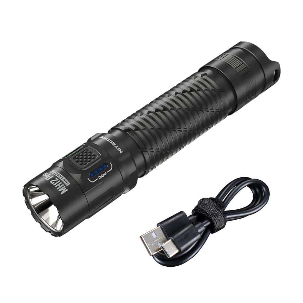 EDC 3300 Lumens LED USB-C Rechargeable Tactical Flashlight - Hercitys