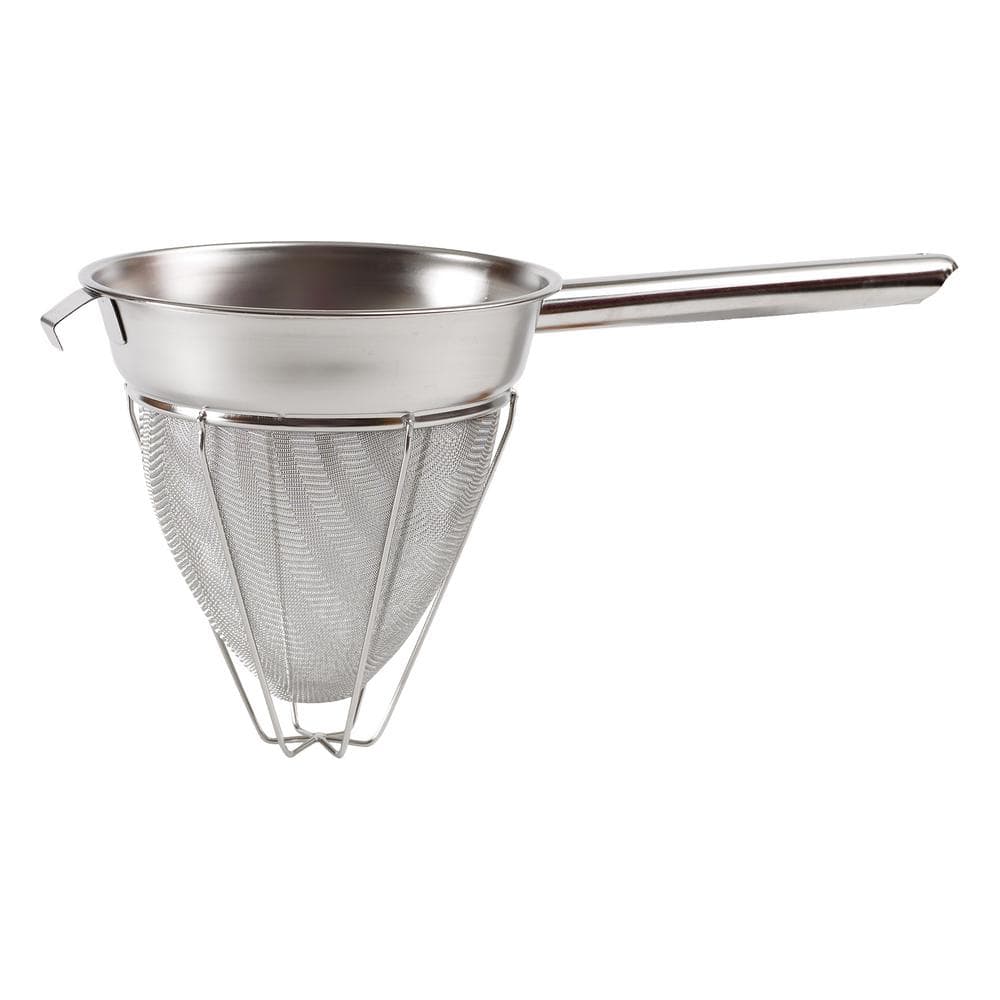8 in. Stainless Steel Extra Fine Mesh Bouillon Strainer - Hercitys