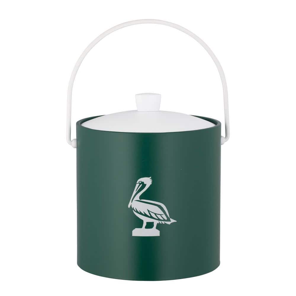 PASTIMES Pelican 3 qt. Tropic Green Ice Bucket with Acrylic Cover - Hercitys