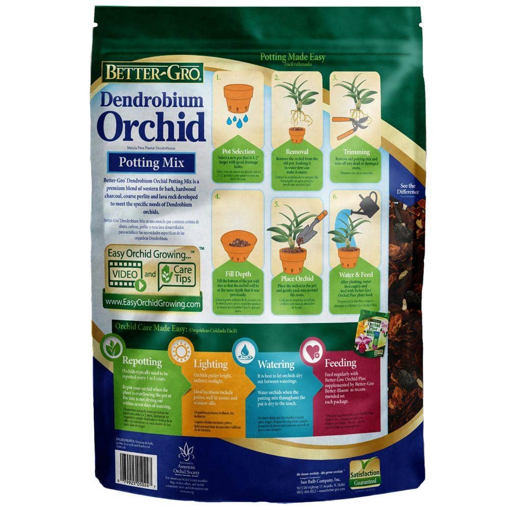 8 Qt. Dendrobium Potting Mix Twin Pack - Hercitys