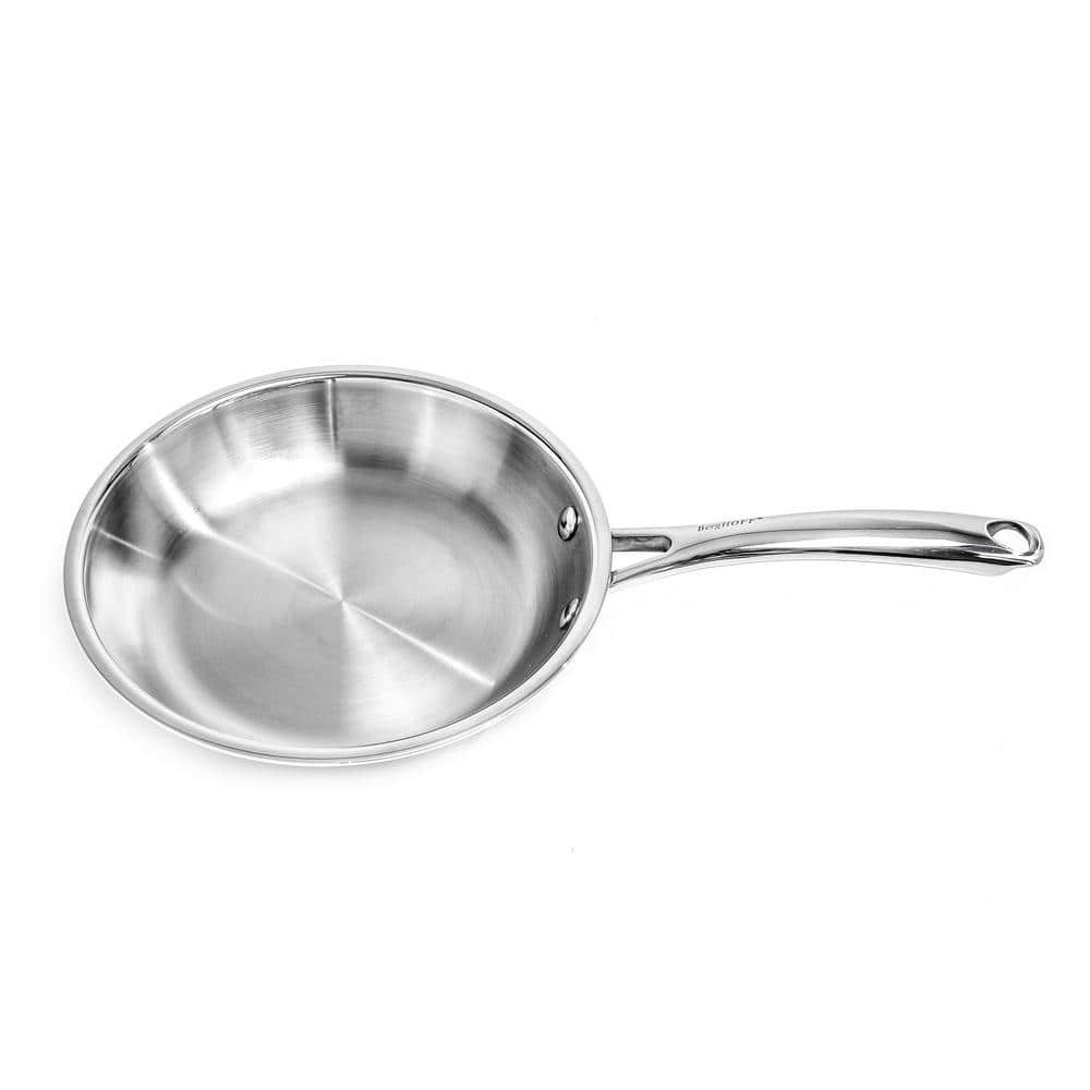 Professional 8 in. Tri-Ply 18/10 Stainless Steel Frying Pan - Hercitys