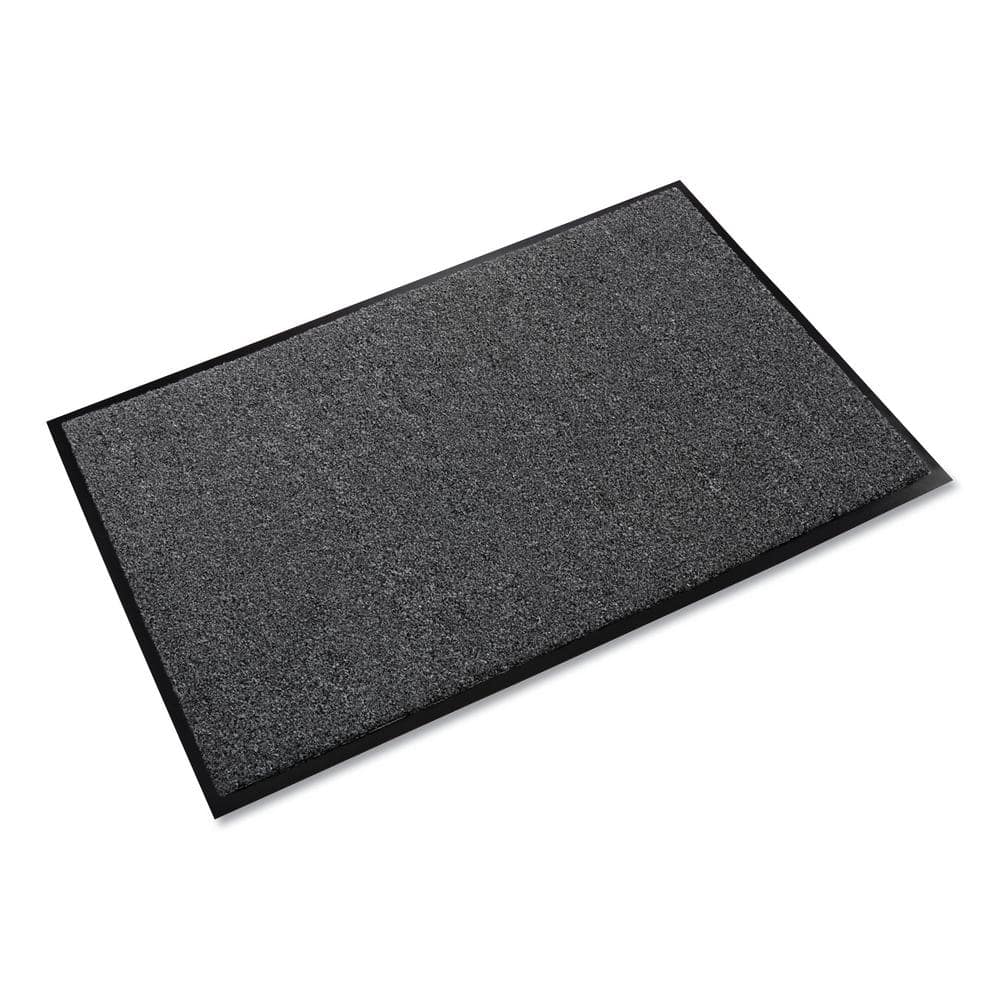 Rely-On Charcoal 48 in. x 72 in. Olefin Indoor Wiper Commercial Floor Mat - Hercitys