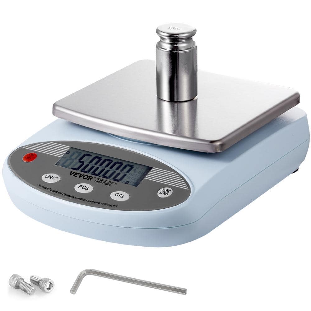 Analytical Balance, 2000g x 0.01g Accuracy High Precision LCD Food Scale,13-Units Conversion Electronic Scientific Scale - Hercitys
