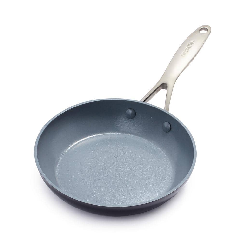 Valencia Pro 8 in. Aluminum Hard-Anodized Ceramic Non-Stick Frying Pan - Hercitys