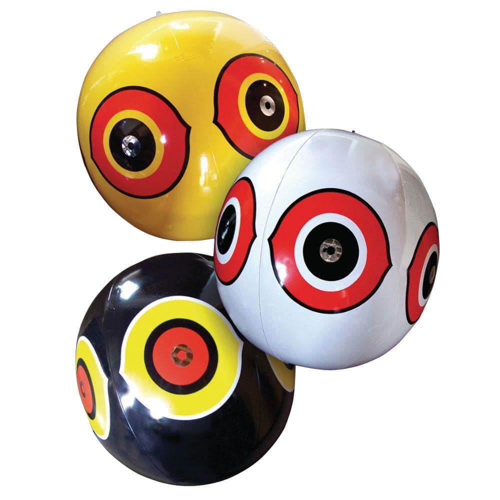 Scare Eye Bird Chaser Bird Repellent Scarecrow Decoy (3-Pack) - Hercitys