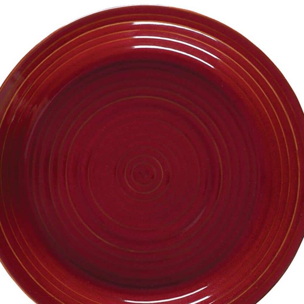 Aspen Red Dinner Plate (Set of 4) - Hercitys