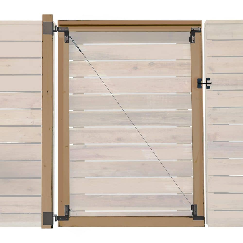 Adjust-a-Gate 72 in. W x 84 in. H Steel Gate Frame Kit, Unlimited Low Profile Gate Kit - Hercitys