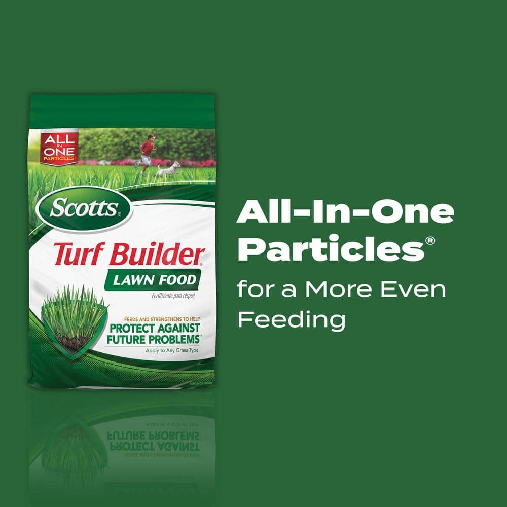 Turf Builder 12.5 lbs. 5,000 sq. ft. Dry Lawn Fertilizer for All Grass Types - Hercitys