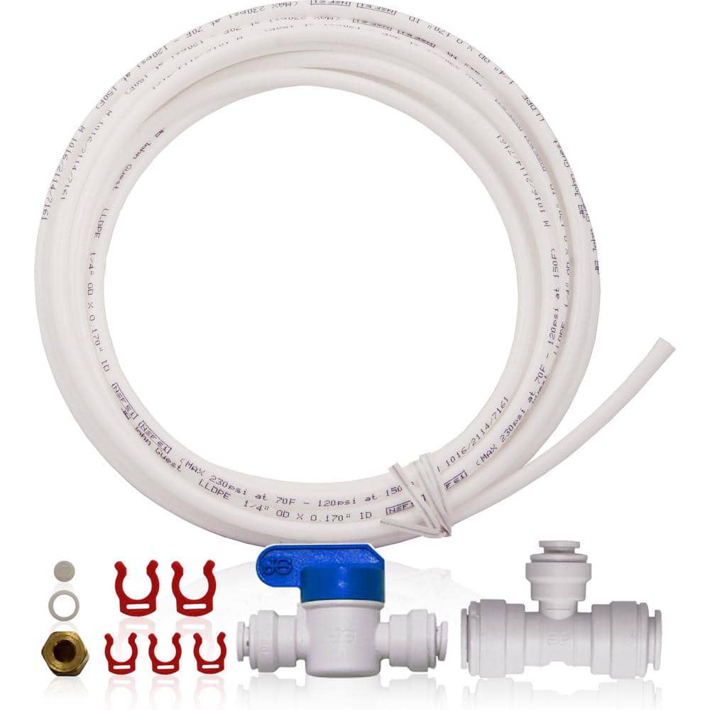 Ice Maker Kit for Upgraded 3/8 in. Output Reverse Osmosis Drinking Water Systems and Water Filters - Hercitys