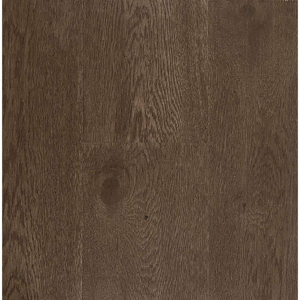 Stormy Gray Oak 1/3 in. T x 7.5 in. W Click Lock Wire Brushed Engineered Hardwood Flooring (17.5 sq.ft./case) - Hercitys