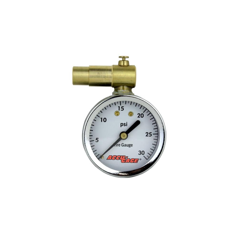Bike Tire Pressure Gauge Presta Valve with Bleeder Valve 30 PSI - Hercitys