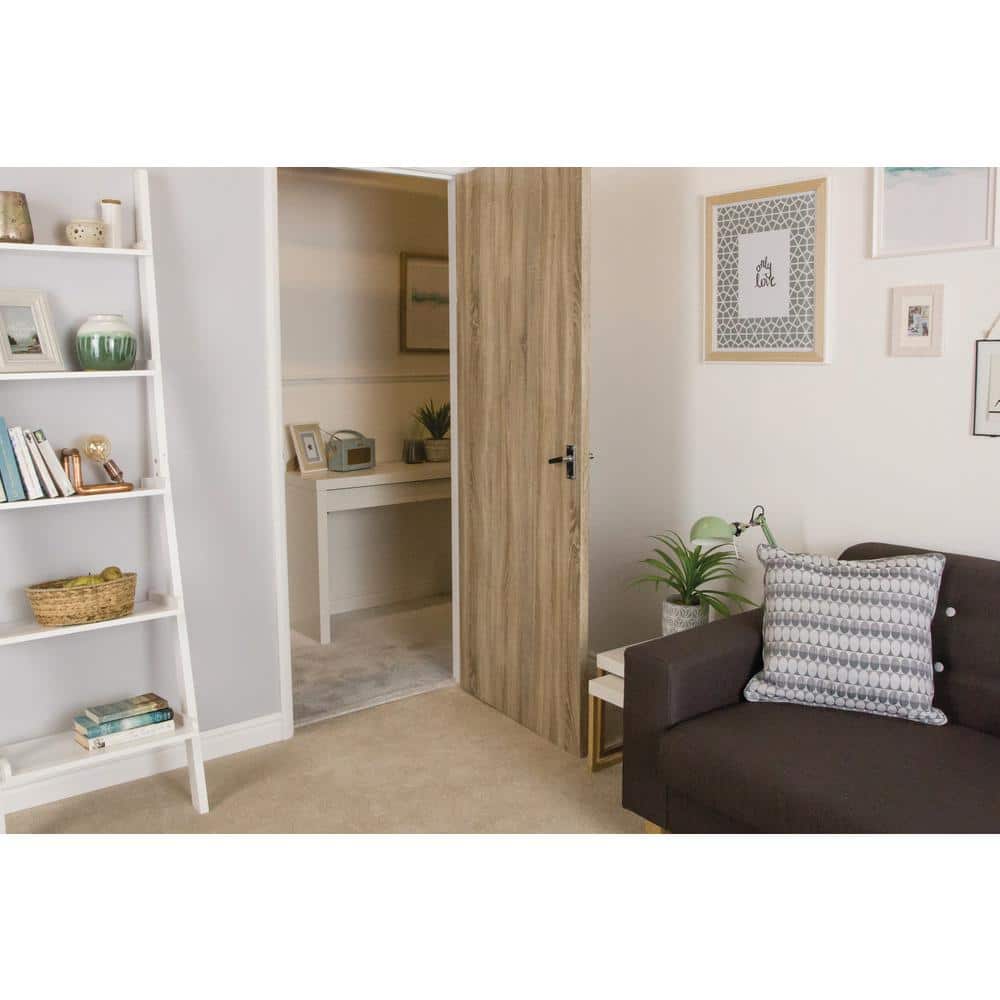 Brown Sonoma Oak 26 in. x 78 in. Home Decor Self Adhesive Film - Hercitys